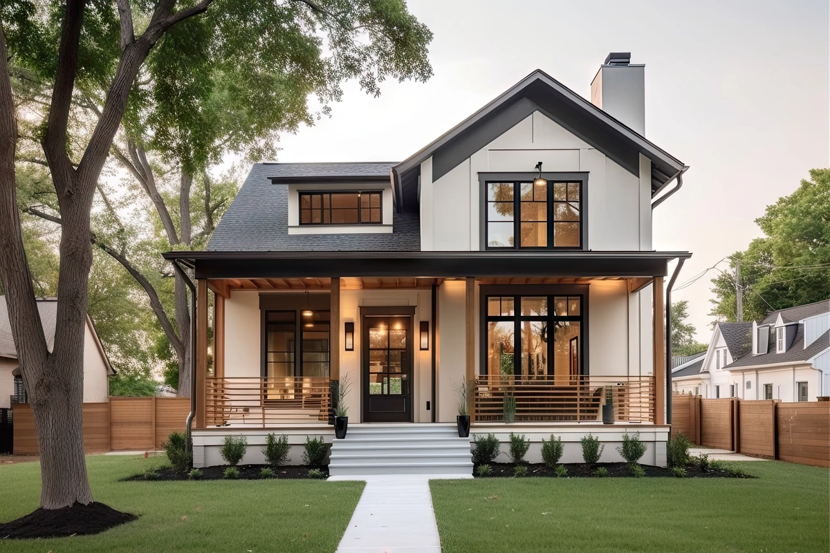 new house with a modern design